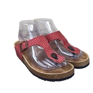 Spring Step Estelle Leather Flat Sandals